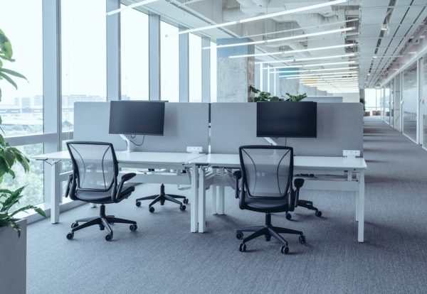 The,Modern,Open-plan,Office,With,A,Clean,,Organized,Layout.,The