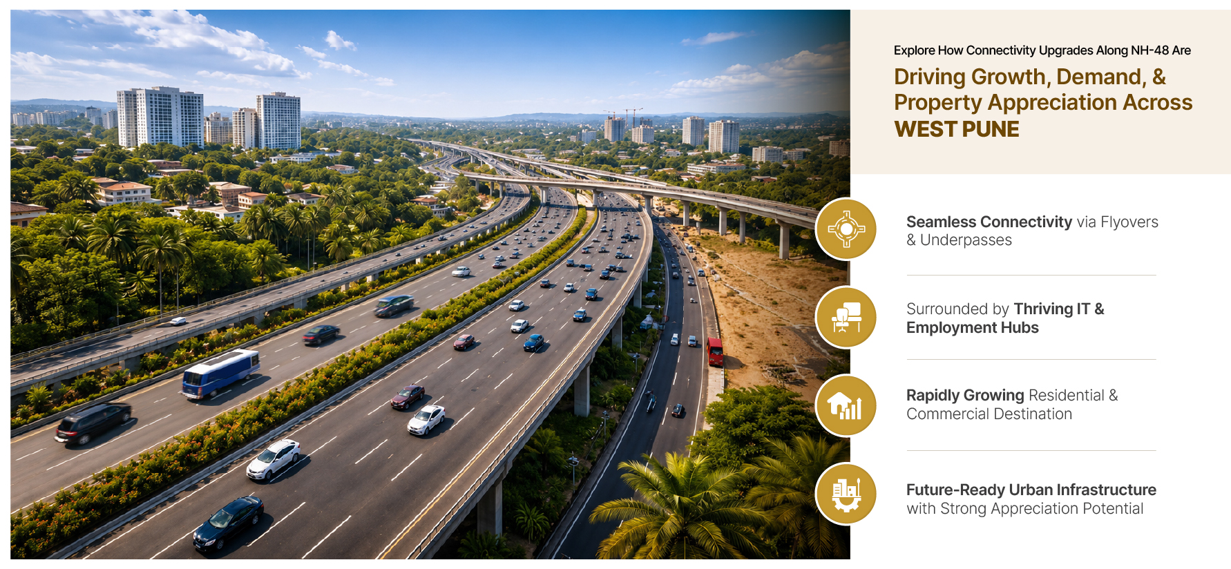 How New NH-48 Infrastructure Projects Are Transforming West Pune’s Real Estate Market